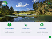 Tablet Screenshot of golfpark-weiherhof.com